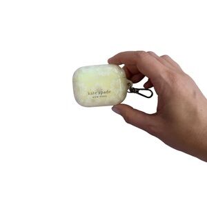 kate spade Glitter Floral Air Pod Pro 1 & 2 Holder Case. Like New